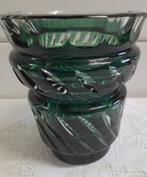 Groene vaas van Val Saint Lambert, Antiek en Kunst, Ophalen of Verzenden