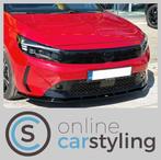Voorbumper diffuser Opel Corsa F Facelift Glossy black, Auto-onderdelen, Voor, Opel, Nieuw, Ophalen of Verzenden