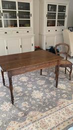 Antieke tafel met 4 stoelen Louis Philippe, Antiek en Kunst, Ophalen