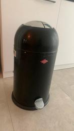 Grote zwarte VESCO-vuilnisbak Kickmaster  > 50L, Ophalen, Gebruikt, Met pedaal, 50 tot 75 cm