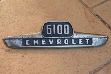 embleme chevrolet 6100 1955 usa oldtimer, Enlèvement ou Envoi