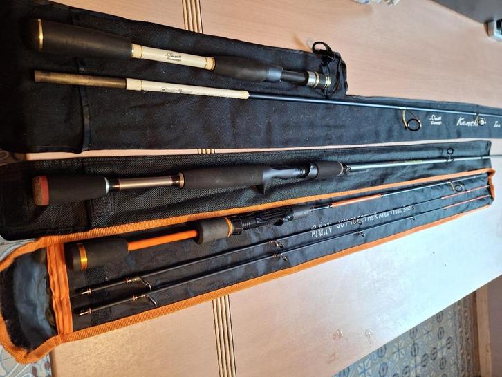 matériel de pèche a vendre, Watersport en Boten, Hengelsport | Roofvissen, Gebruikt, Complete set, Ophalen