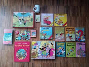 Set stripfiguren Suske en Wiske, Jommeke, Boule & Bill beschikbaar voor biedingen