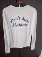 H&M don't hate meditate sweater, Kleding | Dames, Nieuw, Maat 34 (XS) of kleiner, H&M, Ophalen of Verzenden