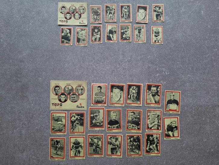 Topo sport-lucifer etiketten verschillende wielerploegen, Verzamelen, Sportartikelen en Voetbal, Zo goed als nieuw, Overige typen