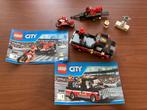 Lego city racemotor transport (gereserveerd), Ophalen of Verzenden, Zo goed als nieuw, Complete set, Lego