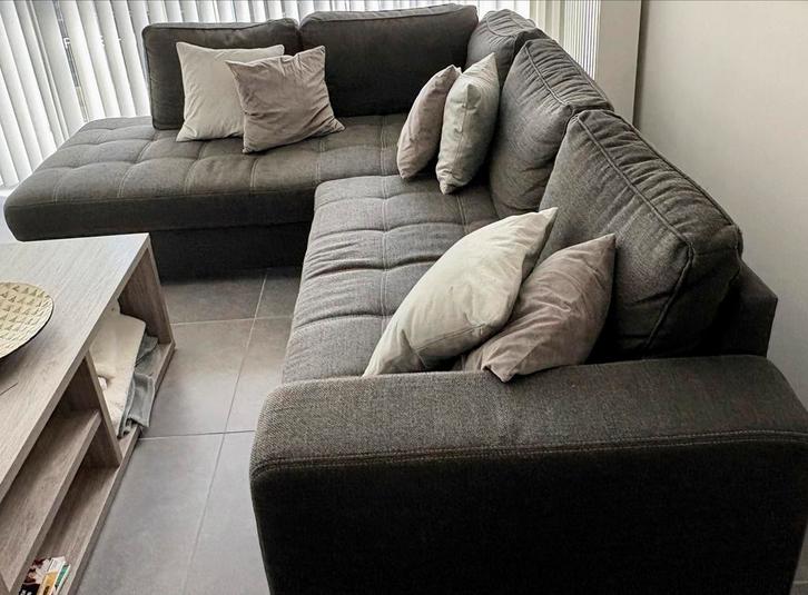 Hoeksalon, zeer weinig gebruikt., Huis en Inrichting, Zetels | Complete zithoeken, Zo goed als nieuw, Ophalen