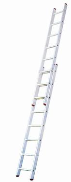 *UITVERKOOP* Schuifladder 2x8 treden 4,85meter *NIEUW*, Doe-het-zelf en Bouw, Ladders en Trappen, Nieuw, Ladder, Opvouwbaar of Inschuifbaar