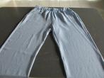lichtblauwe linnenlook damesbroek, Ophalen, Blauw, Maat 46/48 (XL) of groter, Zo goed als nieuw