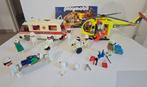 Ambulance Playmobile + hélicoptère de secours, Enlèvement
