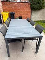 Aluminium anti roest tuin tafel set, Tuin en Terras, Ophalen, Zo goed als nieuw, Aluminium