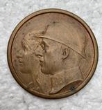 Medaille, Penning,Albert-1 Elisabeth XX-Vjd UFAC-VVV 1929-49, Verzamelen, Militaria | Algemeen, Ophalen of Verzenden, Landmacht