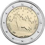 2 euro Estland 2021 UNC De Wolf - Ests nationaal dier, Postzegels en Munten, Munten | Europa | Euromunten, 2 euro, Setje, Ophalen of Verzenden