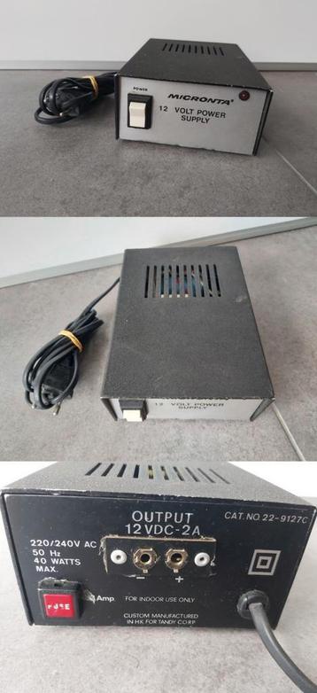 MICRONTA 12 volt power supply 1980s beschikbaar voor biedingen