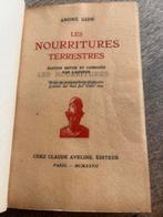 Andre Gide les nourritures terrestres 1927 originele editie, Boeken, Ophalen of Verzenden, Gelezen
