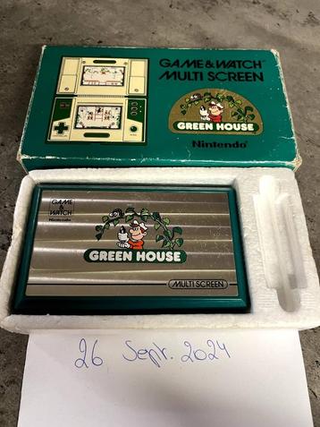 NINTENDO Game and Watch GREEN HOUSE MULTISCREEN (GH-54) beschikbaar voor biedingen