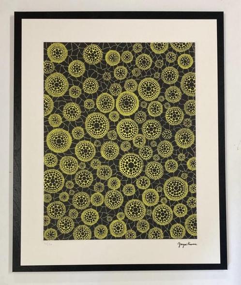 Yayoi Kusama: lithografie 40 bij 50 cm. Ingelijst verkocht, Antiek en Kunst, Kunst | Litho's en Zeefdrukken, Ophalen of Verzenden