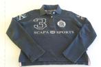 polo scapa sports (marine/zilver) maat xs (14 - 16 jaar), Gebruikt, Jongen of Meisje, Ophalen of Verzenden, Shirt of Longsleeve