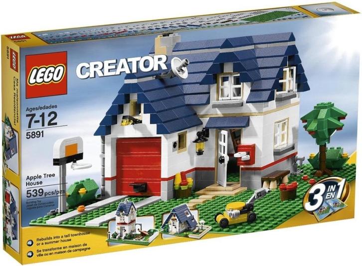 LEGO Creator Huize Appelboom – 5891, Kinderen en Baby's, Speelgoed | Duplo en Lego, Gebruikt, Lego, Complete set, Ophalen of Verzenden