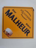 Publicité pour la bière Malheur - De Landtsheer Buggenhout, Utilisé, Enlèvement ou Envoi, Panneau publicitaire