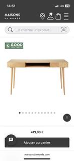 Bureau en chêne MAISON DU MONDE, Enlèvement, Comme neuf