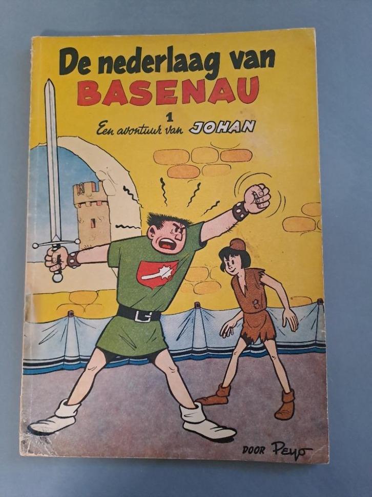 Johan en Pirrewiet 1, Nederlaag van Basenau, 1ste druk, gd, Boeken, Stripverhalen, Eén stripboek, Verzenden
