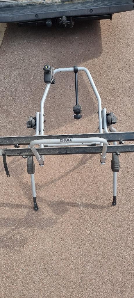 Fietsenrek 2 velos Thule model 9105 Thule 9105 Clipon High, Auto diversen, Fietsendragers, Gebruikt, Achterklepdrager, 2 fietsen