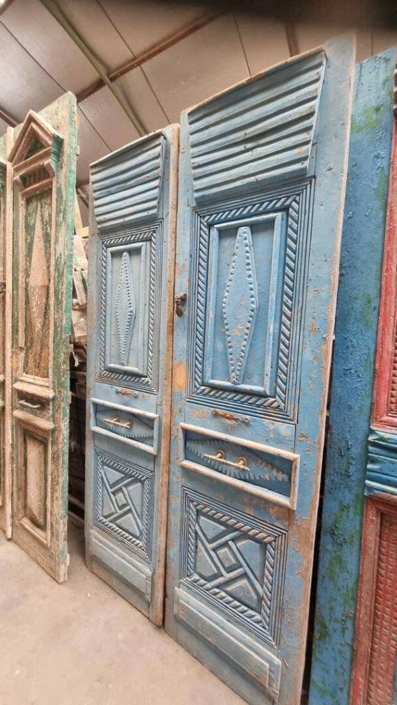 ANTIEKE DUBBELE DEUR 130X240 CM, Antiquités & Art, Antiquités | Accessoires de maison, Enlèvement ou Envoi