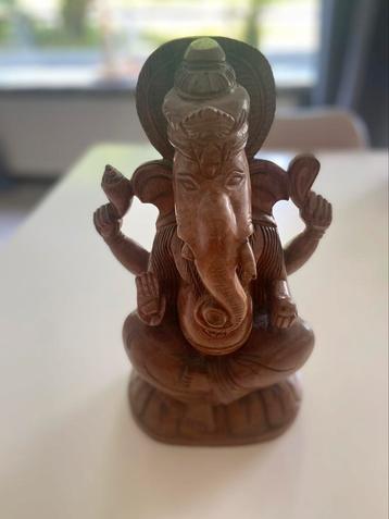 Handgesneden Ganesha beeld uit Sri Lanka – 31 cm hoog ️ beschikbaar voor biedingen