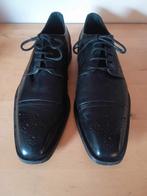 Heren Lonsdale Zwarte Leren Schoenen Eur 40 maat 6, Ophalen, Londsdale, Zwart, Gedragen