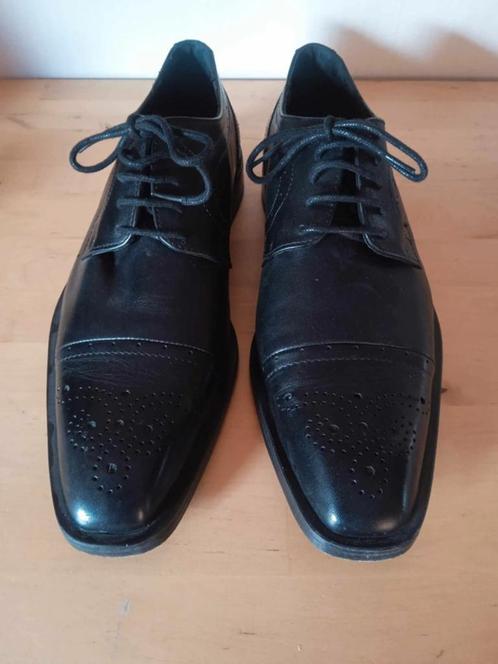 Heren Lonsdale Zwarte Leren Schoenen Eur 40 maat 6, Kleding | Heren, Schoenen, Gedragen, Veterschoenen, Zwart, Ophalen