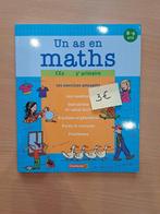 Un as en maths 3 - Manuel scolaire math, Livres, Livres scolaires, Enlèvement, Comme neuf, Primaire, Mathématiques A