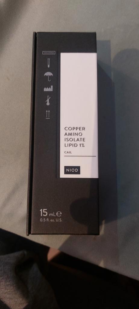 NIOD peptides de cuivre 1% Copper Amino Isolate lipid CAIL, Bijoux, Sacs & Beauté, Beauté | Soins du visage, Neuf, Enlèvement ou Envoi