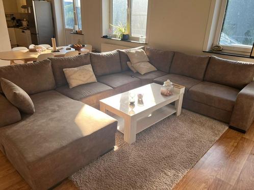Hoekzetel + Salontafel in NIEUWSTAAT!, Huis en Inrichting, Zetels | Complete zithoeken, Zo goed als nieuw, Ophalen