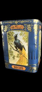 vintage blikken doos met vogels Van Melle Breskens, Ophalen of Verzenden