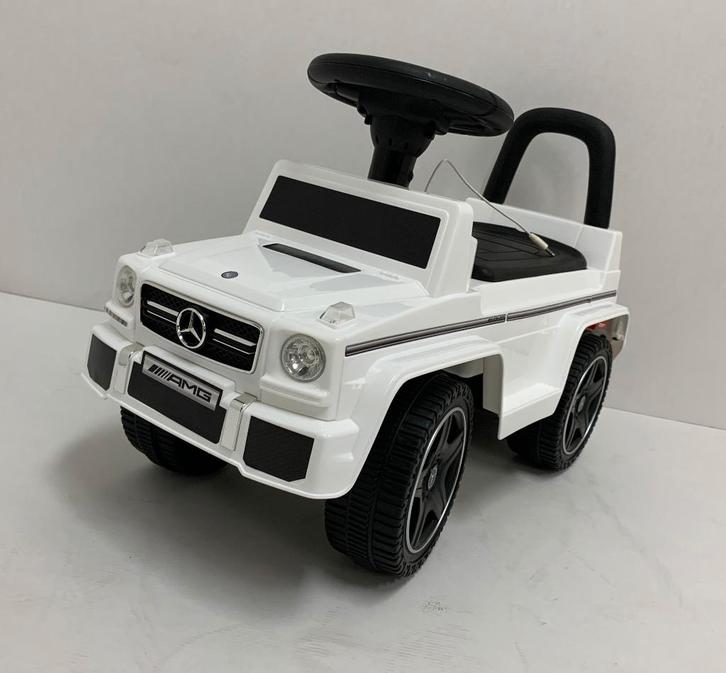 Mercedes G63 AMG loopauto Wit met USB en AUX input NIEUW, Kinderen en Baby's, Speelgoed | Buiten | Accuvoertuigen, Nieuw, Ophalen of Verzenden
