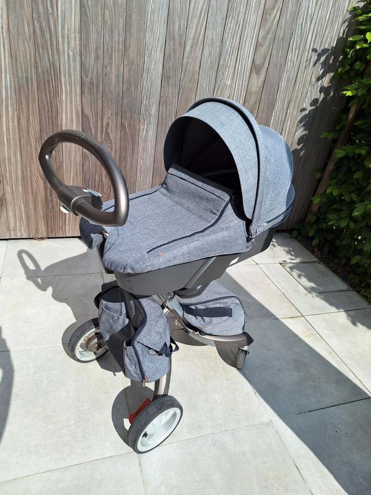 Poussette Stokke Xplory Grey Melange - ensemble complet, Enfants & Bébés, Poussettes & Combinaisons, Enlèvement