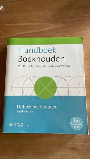 Handboek Boekhouden - Dubbel Boekhouden (zesde editie) beschikbaar voor biedingen