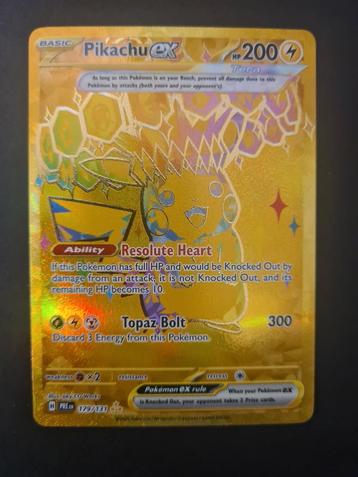 Pikachu Ex #179 beschikbaar voor biedingen