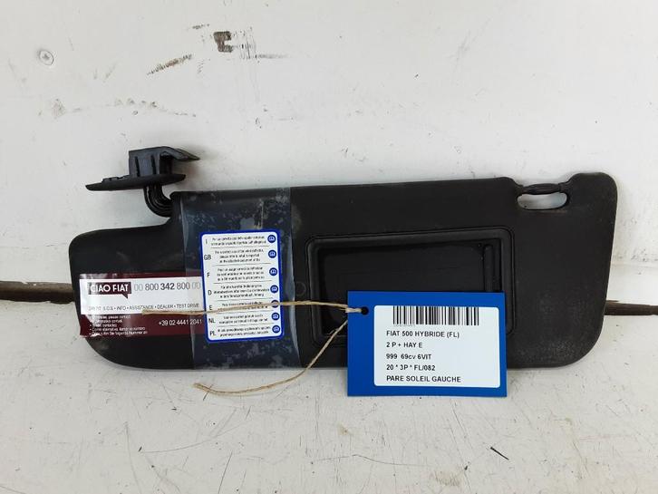 ZONNEKLEP LINKS Fiat 500C (312) (01-2009/-), Auto-onderdelen, Interieur en Bekleding, Fiat, Gebruikt