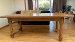 Vol houten tafel massief rustiek, Ophalen, Gebruikt, 50 tot 100 cm, 150 tot 200 cm