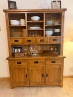Massief eiken buffetkast uit Engeland, Huis en Inrichting, Kasten | Buffetkasten, Ophalen, Zo goed als nieuw