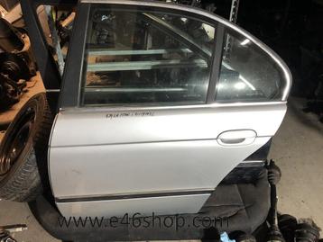 DEUR LINKS ACHTER BMW 5 SERIE E39 TITANSILVER  beschikbaar voor biedingen