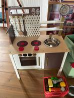 Houten speelgoedkeuken met veel accessoires, Ophalen, Gebruikt, Hout, Speelkeuken