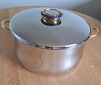 Kookpot Demeyere diameter 28 cm, Inox, Gebruikt, Keramische plaat, Ophalen