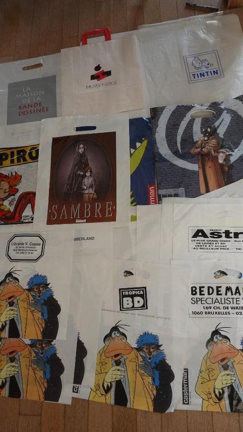 Lot de sacs BD: Tintin, Spirou, Black Sad, Sambre, Sokal...., Boeken, Stripverhalen, Zo goed als nieuw, Ophalen of Verzenden