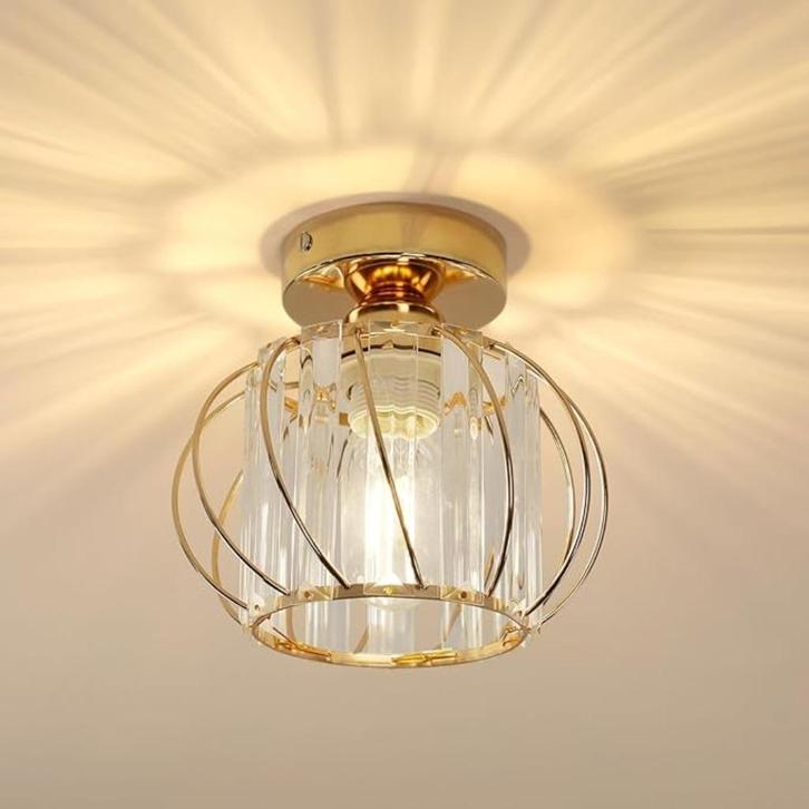 Plafondlamp kristal modern SNELLE GRATIS LEVERING, Huis en Inrichting, Lampen | Plafondlampen, Nieuw, Verzenden