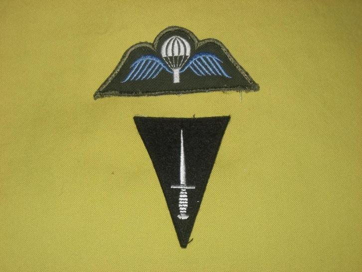 Set Brevetten-A Para Commando, Verzamelen, Militaria | Algemeen, Landmacht, Embleem of Badge, Ophalen of Verzenden