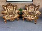 Prachtige set van vier barok fauteuils in zeer nette staat., Antiek en Kunst, Antiek | Meubels | Stoelen en Sofa's, Ophalen