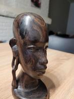 2 Afrikaanse beeldjes, Maison & Meubles, Accessoires pour la Maison | Statues de Bouddha, Comme neuf, Enlèvement ou Envoi